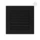 Rejilla 17x17 negra con cierre KRATKI - 3