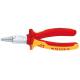 Alicate Knipex boca redonda aislado 1000v 160mm