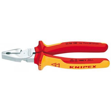 Alicate Knipex universal de fuerza aislado 1000v