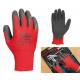 Guante Juba feel&grip nylon latex rojo Bolsa de 10 pares