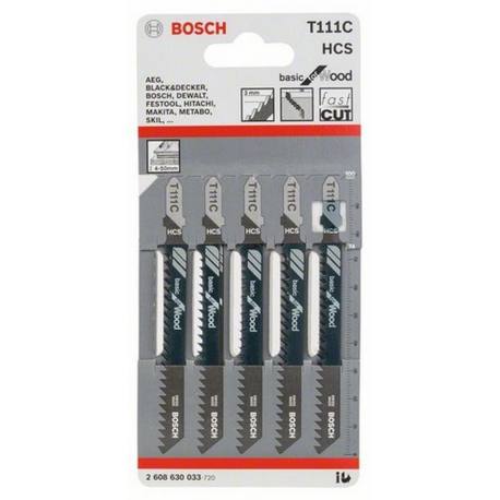 Hoja sierra calar Bosch T111-C 5 unidades