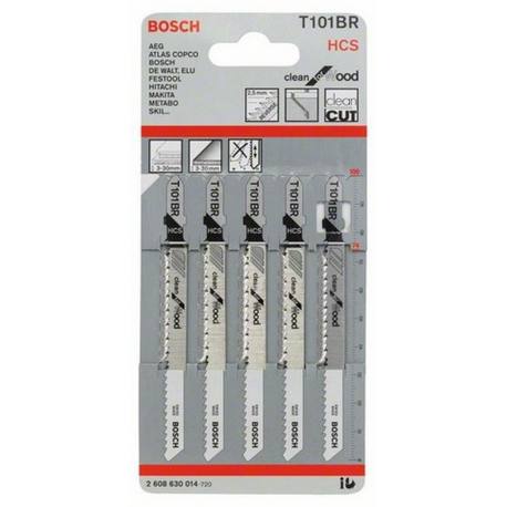 Hoja sierra calar Bosch T101BR madera 5 unidades