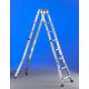 Escalera telescópica de aluminio Svelt Escalisima