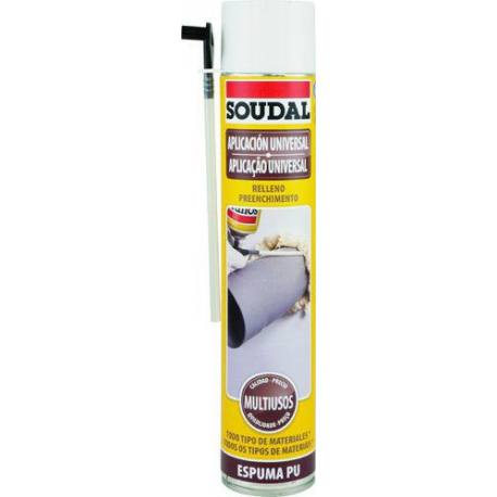 Espuma de poliuretano Soudal 750 ml Caja de 12 unidades