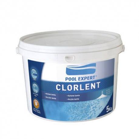 Cloro granulado para piscina acción lenta 90% Pool Expter 5 Kg