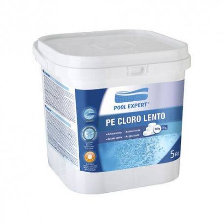 Cloro para piscina de acción lenta Pool Expert tabletas 200 gramos