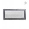 Rejilla 17x30 plateada negra