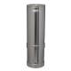 Módulo chimenea extensible tubería aislada acero inoxidable DWJ largo 530-880 mm Aisi 316L-304