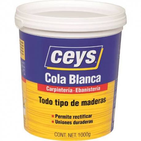 Cola blanca para madera Ceys bote de 1 Kg
