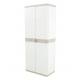 Armario Plastiken 9203 Titanium 2 puertas 4 estantes 70 x 45 x 184 cm