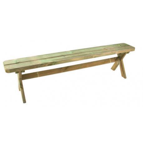 Banco de madera para 3 personas Forest Style Matisse 180 x 27.5 cm