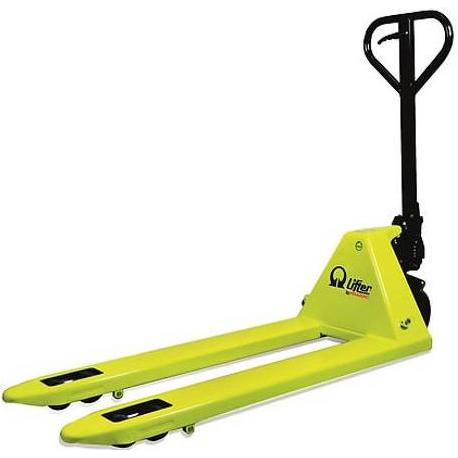 Transpaleta profesional con rueda de nylon Pramac 2200 Kg Transpaleta profesional con rueda de nylon Pramac 2200 Kg