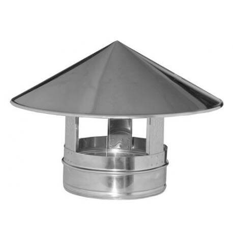 Aspirador de humos para chimeneas: Sombrero con extractor eléctrico
